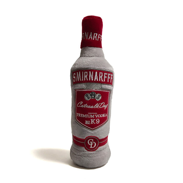 CatwalkDog Smirnarff Vodka Bottle Plush Dog Toy image 0