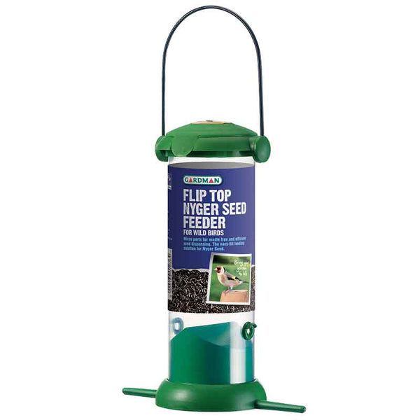 Gardman Flip Top Nyger Seed Feeder for Wild Birds image 0