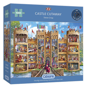 Gibsons Castle Cutaway 1000 Piece Jigsaw Puzzle image 1