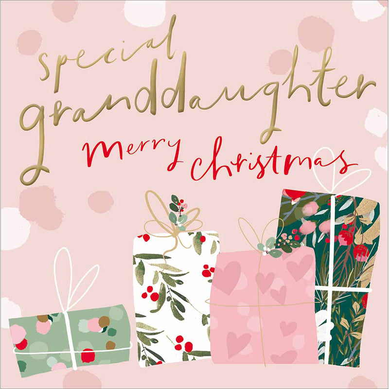 Woodmansterne Granddaughter Christmas Card image 0