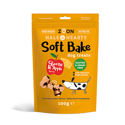 Zoon Hale & Hearty Soft Bake Cheese & Apple Dog Treats image 0