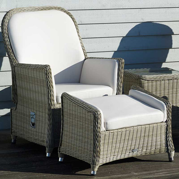 Bramblecrest Monte Carlo 2 Seat Recliner Set in Prairie Rattan image 2