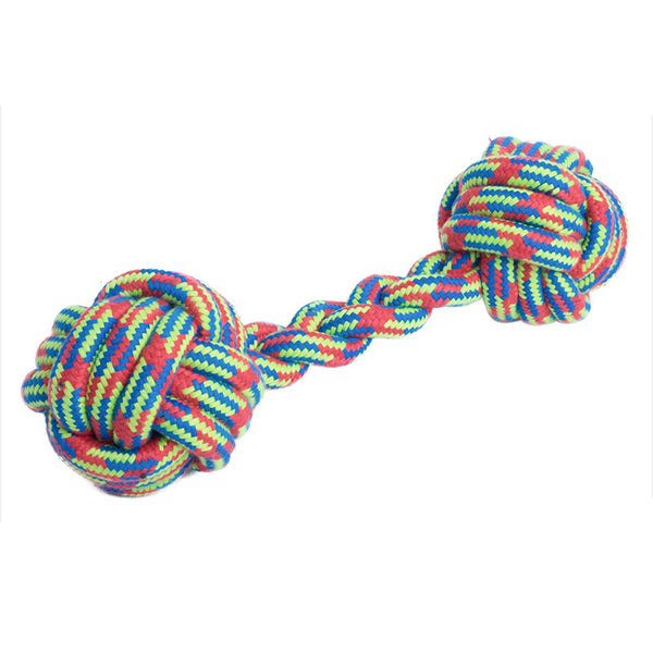 Petface Woven Knotted Rope Bone image 0