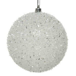 Decoris Shatterproof Bauble with Ice Finish image 0