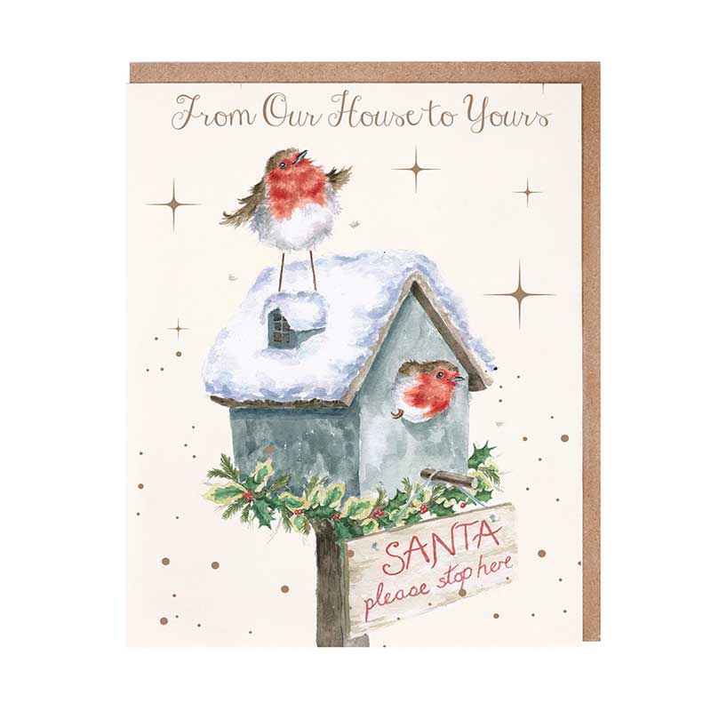 Wrendale Designs Notecard Pack - Please Stop Here (Pack of 8) image 0