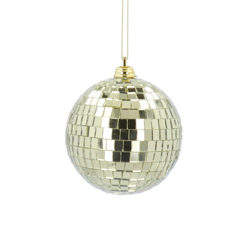 Gisela Graham Gold Mirror Ball image 0