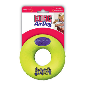 Kong Airdog Squeaker Donut Dog Toy image 0