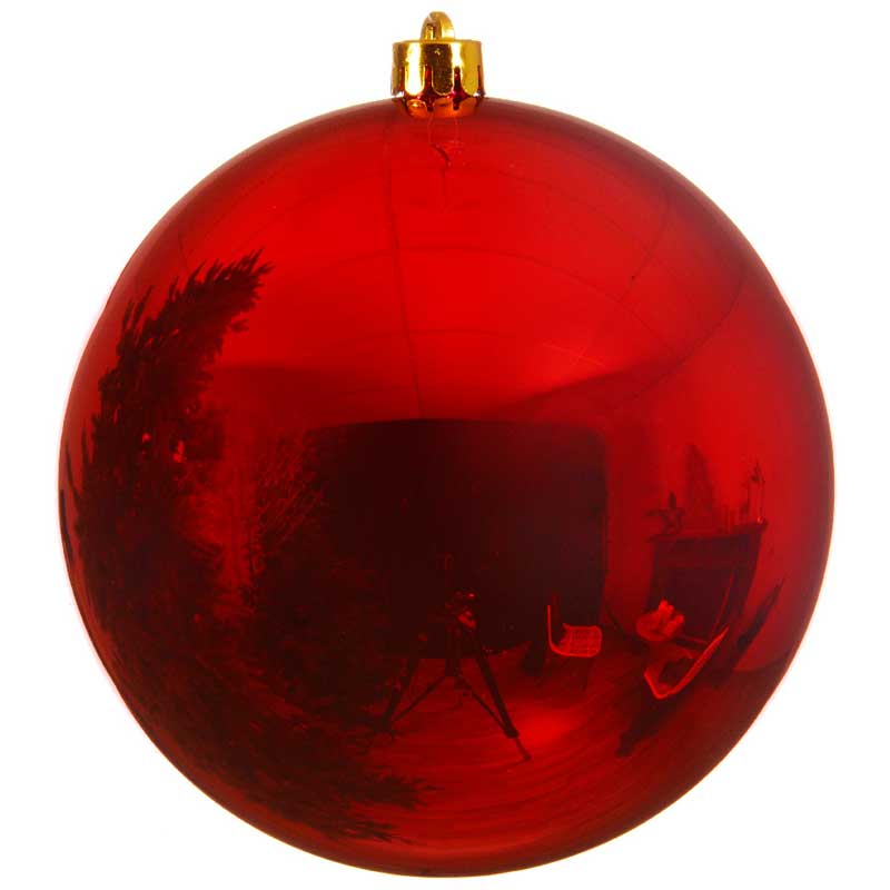 Decoris XXL Shatterproof Bauble in Christmas Red image 0