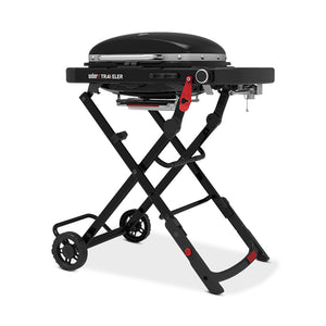 Weber Traveler Compact Portable Gas Grill BBQ with Travel Cart image 12