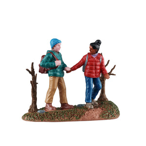 Lemax Hiking Couple image 0