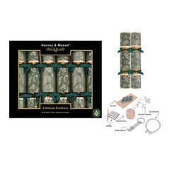 Harvey &amp; Mason 6 Deluxe Green Foliage Crackers image 0