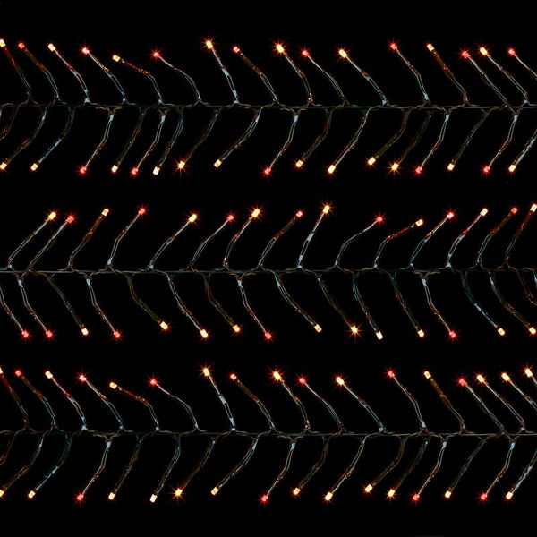 Premier 2000 Multi-Action LED CLUSTERBRIGHTS with Timer - Red & Vintage Gold image 2