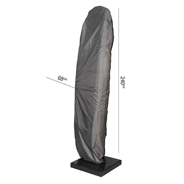 Platinum Aerocover for Free Arm Side Post Parasol - 240 x 68cm image 0