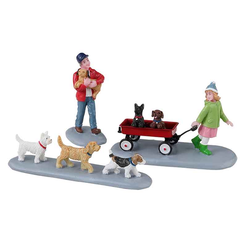 Lemax Puppy Parade (Set of 3) image 0
