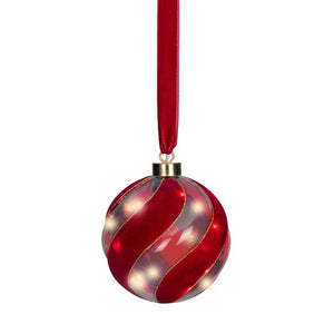 Lumineo Micro LED Hanging Red Ball image 0