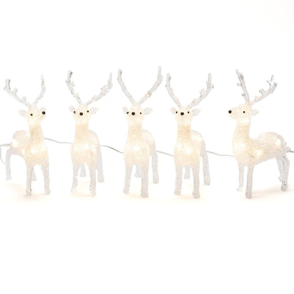 Konstsmide 5 LED Acrylic Reindeer image 1