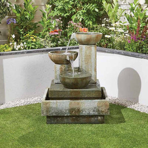 Easy Fountain Impressions Patina Bowls Water Feature image 1