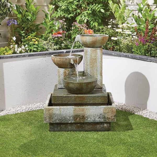 Easy Fountain Impressions Patina Bowls Water Feature image 1