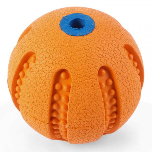Zoon Rubber Squeak Ball Dog Toy image 1