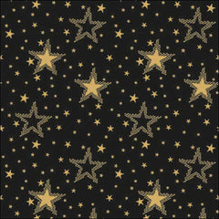 Ambiente Paper Napkins - Gold & Black Night Sky (Pack of 20) image 0