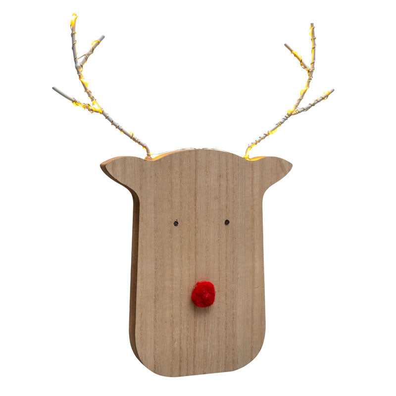 NOMA Wooden Rudolph (30cm) image 0