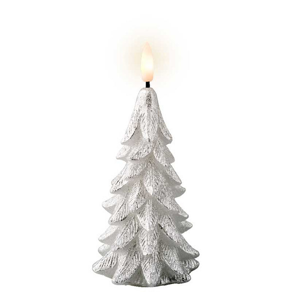 Lumineo Silver LED Tree Candle - 15.5cm image