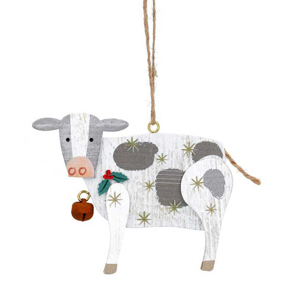 Gisela Graham Wood Cow (Assorted Designs) image 2