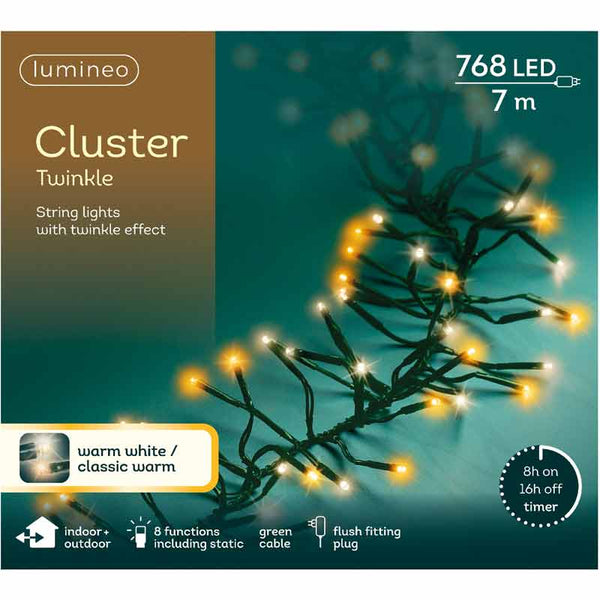 Lumineo Cluster Twinkle String Lights image