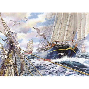 House of Puzzles Steady As She Goes Big 500 Piece Jigsaw Puzzle image 0
