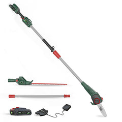 Webb Eco 20V Cordless Long Reach 50cm Hedge Trimmer & Pruner (Incl. Battery & Charger) image 0