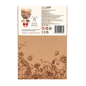 Robotime Sakura DIY Wooden Flower 3D Puzzle image 2