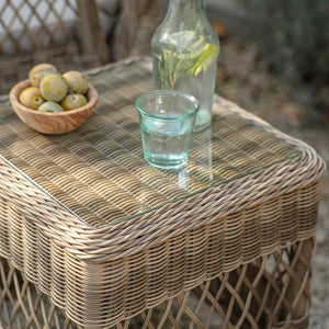 Bramblecrest RHS Rosemoor Rattan Recliner Set with 2 Footstools &amp; High Coffee Table image 3