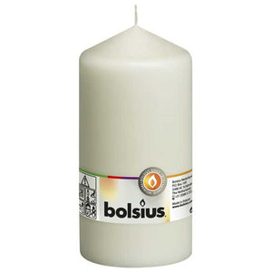 Bolsius Ivory Pillar Candle image 1