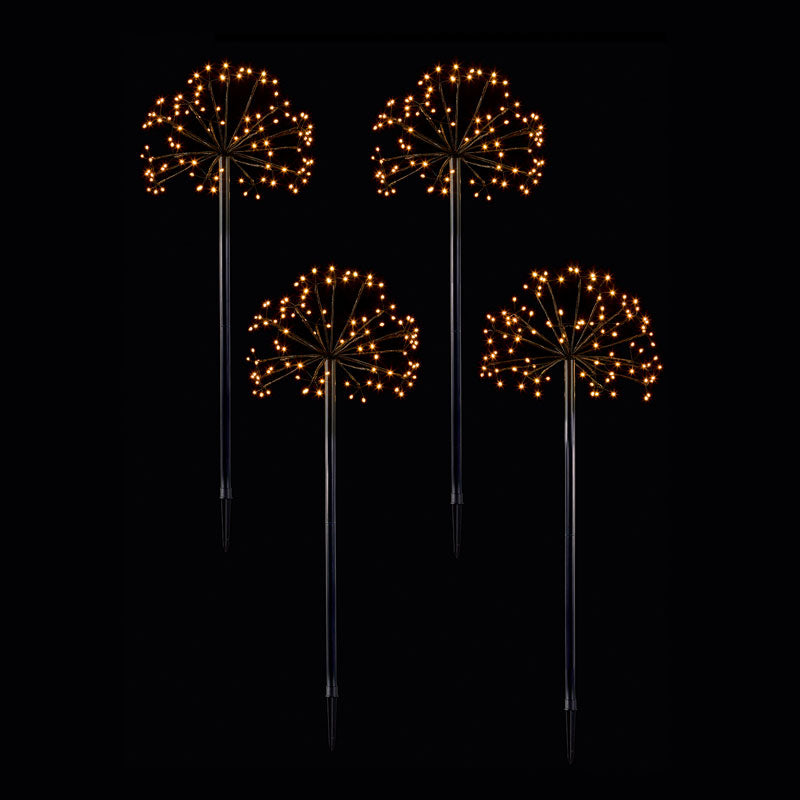 Premier Multi-Action LED Sputnik Path Finders - Warm White (Set of 4) image 0