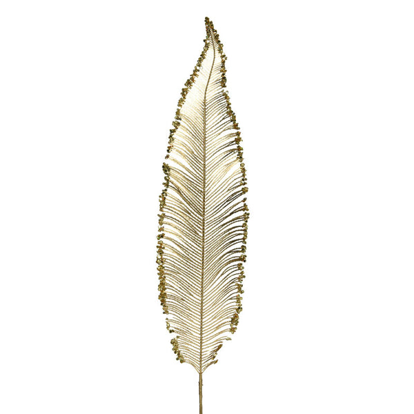Everlands Gold Fern Stem (79cm) image 0