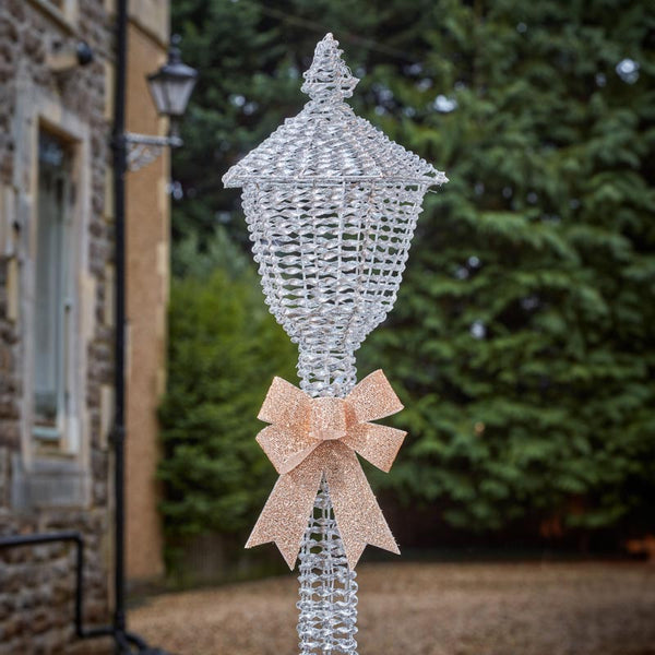 Three Kings GlitterTwist Silver Lamp Post image 1