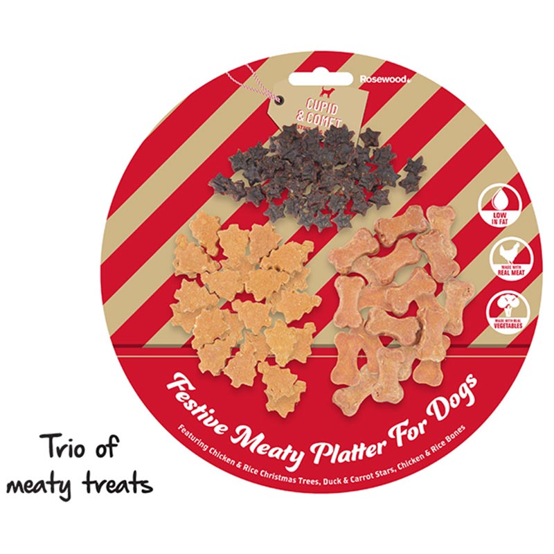 Cupid & Comet Festive Meaty Platter For Dogs image 0