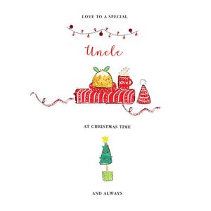 Laura Sherratt Uncle Hand Finished Christmas Card image 0
