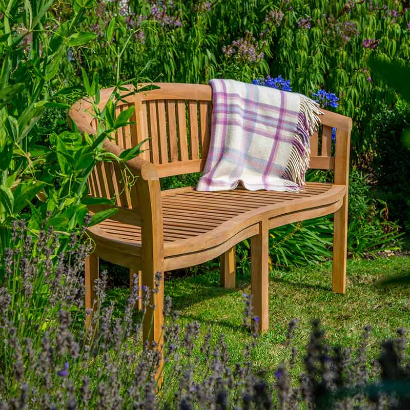 Bramblecrest Broadway Banana Garden Bench - Seats 2-3 image 0