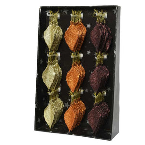 Decoris Plastic Leaf with Glitter (Assorted Designs) image 1