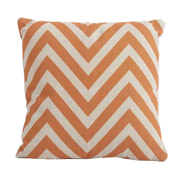 Bramblecrest Square Scatter Cushion, 45 x 45cm - Chevron Orange image 3