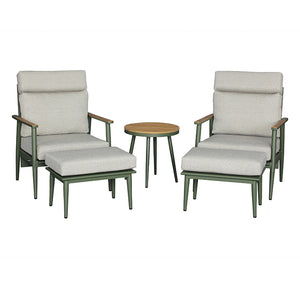 Bramblecrest RHS Wisley 2 Seat Recliner Set in Sage image 7