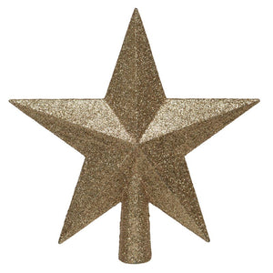 Decoris Shatterproof Star Tree Topper - Butterscotch image
