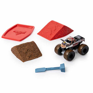 Monster Jam Dirt Starter Set, Featuring 8oz of Monster Dirt and Official 1:64 Scale Die-Cast Monster Jam Truck (Styles Vary) image 1