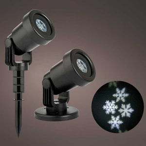 Lumineo LED Snowflake Projector with Rotating Effect image 3
