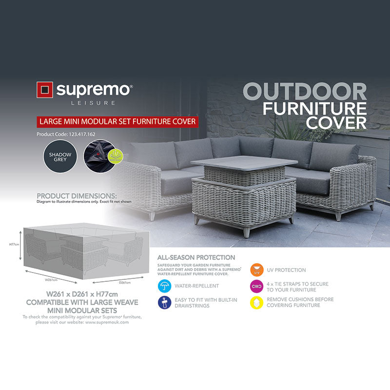 Supremo Cover for Large Woven Mini Modular Set, 261 x 261cm image 0