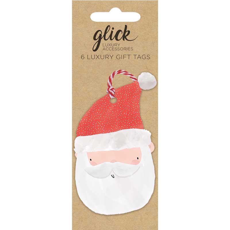 Glick Santa Gift Tags (Pack of 6) image 0