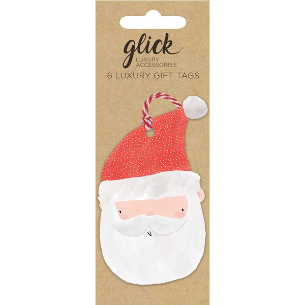 Glick Santa Gift Tags (Pack of 6) image 0