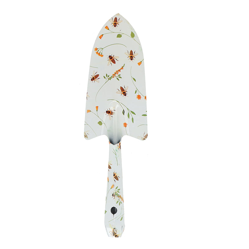 Fallen Fruits Steel Bee Print Hand Garden Trowel image 0