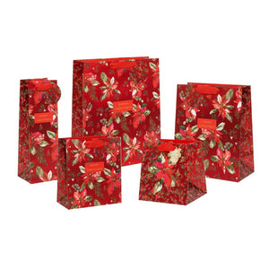Glick Perfect Poinsettia Gift Bag image 0